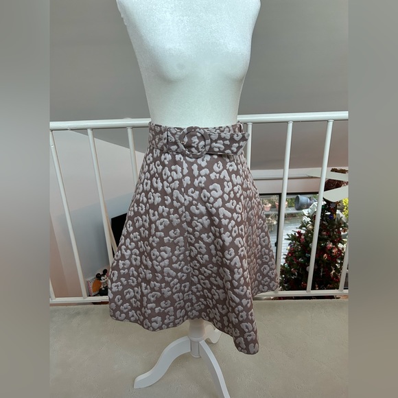 Apuweiser-riche Kawaii Japan Giraffe Circle Skirt Mod Lolita Retro Vintage Insp - Picture 1 of 5